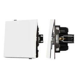 Фото #1 товара Механизм выключателя одноклавишный проходной SWT-TENDO-MKP1-SFPL-WH (230V, 10A) (Arlight, -)