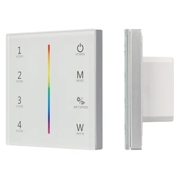 Фото #1 товара Панель Sens SMART-P22-RGBW White (12-24V, 4x3A, 2.4G) (Arlight, IP20 Пластик, 5 лет)
