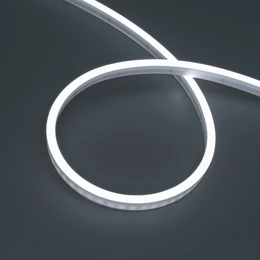 Фото #1 товара Светодиодная лента герметичная WAVE-SIDE-PU-A120-06x12mm 24V White5700 (8 W/m, IP68, 3m, wire x1) (Arlight, Вывод прямой, 3 года)