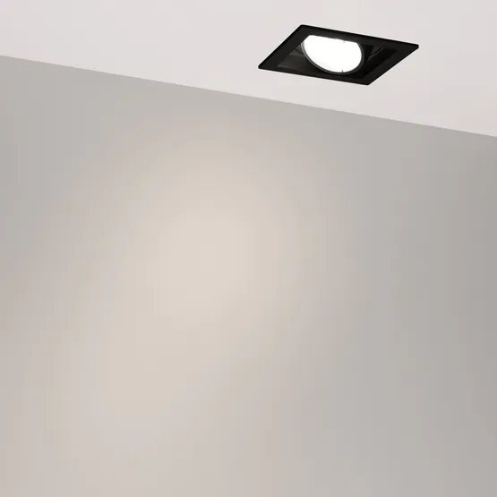 Фото #4 товара Светильник MS-VORTEX-BUILT-S117x117-20W Day4000 (BK-BK, 40 deg, 230V) (Arlight, IP20 Металл, 5 лет)