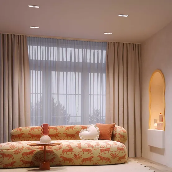 Фото #3 товара Светильник MS-FLOW-BUILT-S157x85-2x6W Warm3000 (WH, 38 deg, 230V) (Arlight, IP20 Металл, 5 лет)