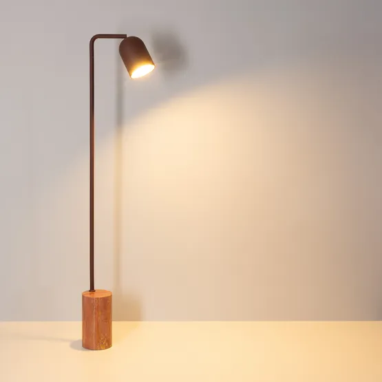 Фото #3 товара Светильник SP-MASON-FLOOR-R143-6W Warm3200-MIX (RD, 120 deg, 230V) (Arlight, IP20, Травертин, 5 лет)