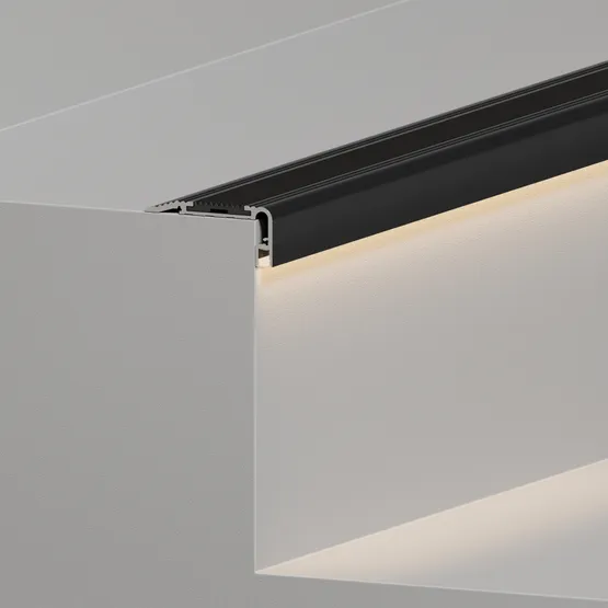 Фото #5 товара Профиль STAIR-W60-2000 ANOD BLACK (Arlight, Алюминий)