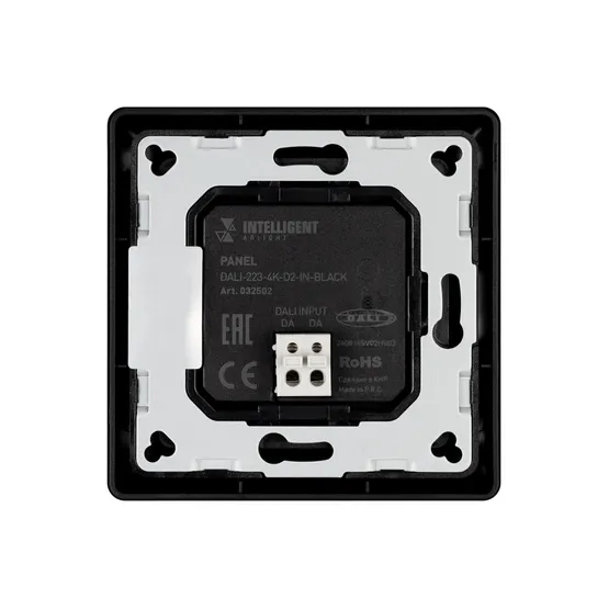 Фото #2 товара INTELLIGENT ARLIGHT Панель DALI-223-4K-D2-IN-BLACK (BUS, Free purpose) (IARL, -)
