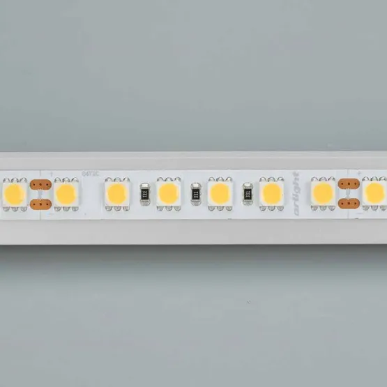 Фото #2 товара Светодиодная лента RT 6-5050-96 24V Warm2700 3x (480 LED) (Arlight, 23 Вт/м, IP20)