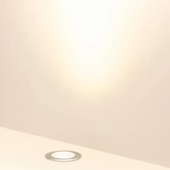 Фото #2 товара Светильник LTD-DAFNA-GROUND-R160-16W Warm3000 (SL, 20 deg, 230V) (Arlight, IP67 Металл, 5 лет)