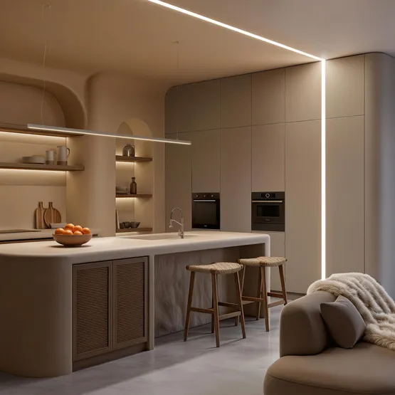 Фото #5 товара Профиль LINIA25-F-2000 ANOD  (Arlight, Алюминий)