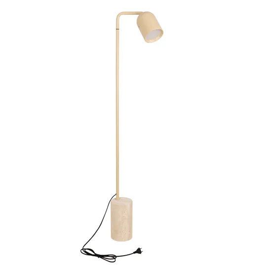 Фото #3 товара Светильник SP-MASON-FLOOR-R143-6W Warm3200-MIX (BG, 120 deg, 230V) (Arlight, IP20, Травертин, 5 лет)