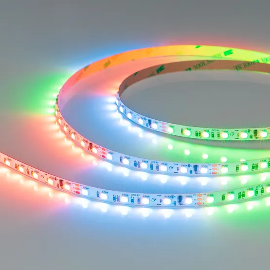 Фото #1 товара Светодиодная лента SPI-H84-8mm 24V RGBW-Day-PX6 (22 W/m, IP20, 4040, 5m) (Arlight, -)