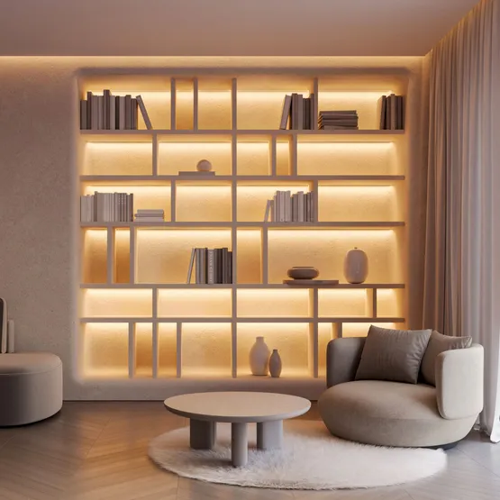 Фото #4 товара Светодиодная лента FC-A240-10mm 24V White6000-CX1 (24 W/m, IP20, 5m) (Arlight, резка 1 светодиод)