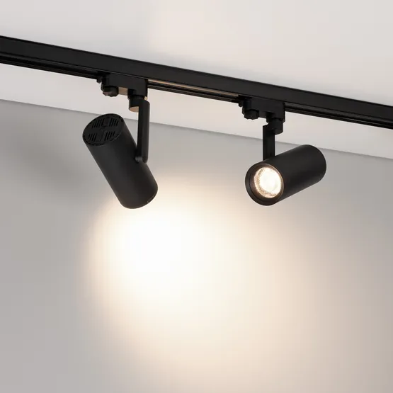 Фото #11 товара Светильник LGD-URANUS-4TR-R75-18W/25W Warm3500-MIX (BK, 20-50 deg, side holder, 230V) (Arlight, IP20 Металл, 5 лет)