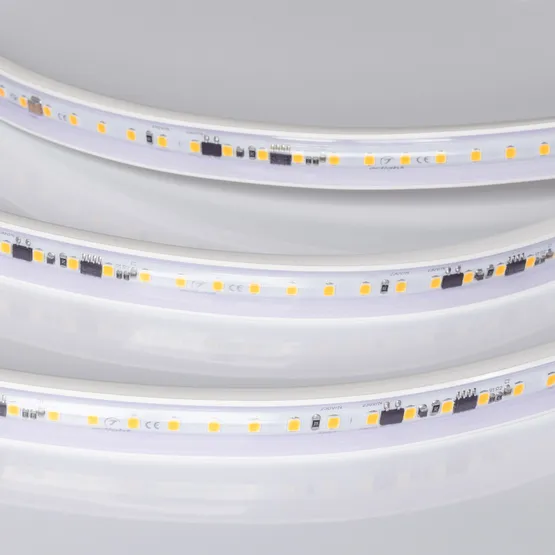 Фото #2 товара Светодиодная лента герметичная ARL-PV-A120-15mm 230V Warm2700 (15 W/m, IP65, 30m) (Arlight, -)
