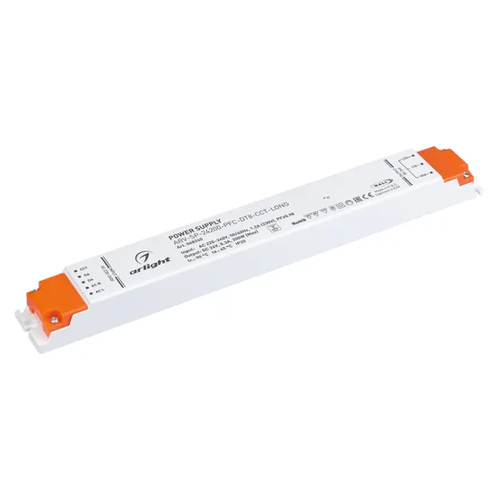 Фото товара Блок питания ARV-SP-24200-PFC-DT8-CCT-LONG (24V, 8.33A, 200W) (Arlight, IP20 Пластик, 5 лет)