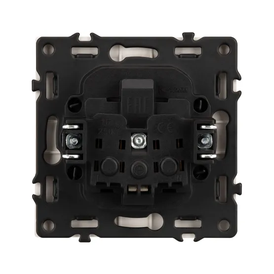 Фото #2 товара Механизм электрической розетки SCT-NOBE-MEU1-SFPL-CA (230V, 16A) (Arlight, -)