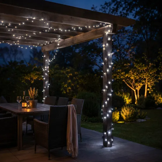 Фото #5 товара Светодиодная гирлянда Нить Смарт ARD-MOOD-CLASSIC-10000-BLACK-100LED White (230V, 3W, Tuya Wi-Fi) (Ardecoled, IP65)