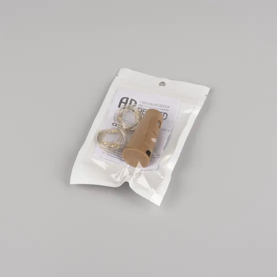 Фото #4 товара Светодиодная гирлянда ARD-DEW-HOME-2000-CLEAR-20LED-STD Yellow (1.5V, Battery Pack, Cork) (Ardecoled, IP20)