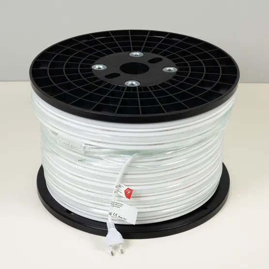 Фото #3 товара Светодиодная лента герметичная WAVE-SIDE-A120-12x25mm 230V Yellow (12 W/m, IP67, 50m, wire x2) (Arlight, Грибовидная форма)