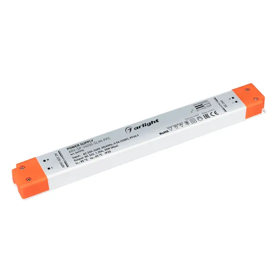 Фото товара Блок питания ARV-SP-24030-SLIM-PFC (24V, 1.25A, 30W) (Arlight, IP20 Пластик, 5 лет)