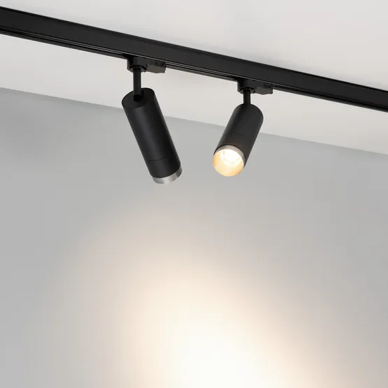 Фото #4 товара Светильник LGD-GESTIA-TRACK-4TR-R56-15W Day4000 (Черный-никель, 25-50 deg, 230V) (Arlight, IP20 Металл, 5 лет)
