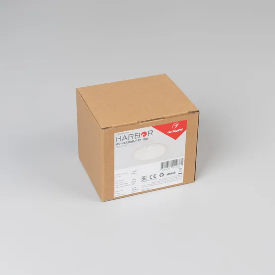 Фото #6 товара Светильник MS-HARBOR-R82-10W Warm3000 (WH, 36 deg, 230V) (Arlight, IP20 Металл, 5 лет)