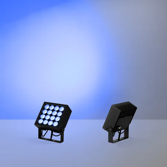 Фото #4 товара Прожектор KT-BLOCK-S220x220-50W RGBW-Day (Графит, 60 deg, 24V, DMX512) (Arlight, IP66 Металл, 3 года)