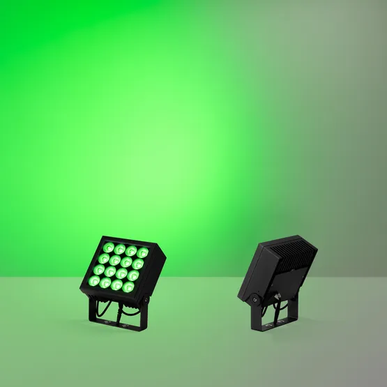 Фото #5 товара Прожектор KT-BLOCK-S220x220-50W RGBW-Day (Графит, 60 deg, 24V, DMX512) (Arlight, IP66 Металл, 3 года)