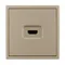 Минифото #4 товара Механизм HDMI розетки SCT-NOBE-MHD1-SFPL-GD (Arlight, Золотой песок)