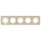 Минифото #3 товара Рамка алюминиевая FRM-AKIRY-AL-5-GD (Arlight, -)