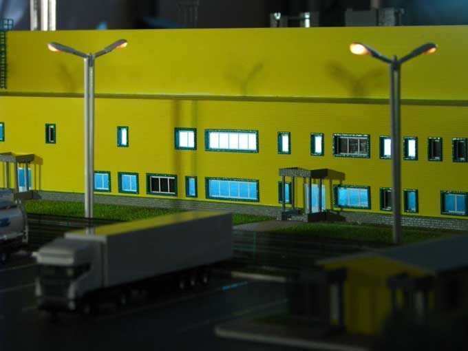 Промышленный макет НПО «Элевар» Молокозавод со светодиодной лентой Arlight